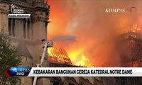 Kebakaran Melanda Gereja Katedral Notre Dame