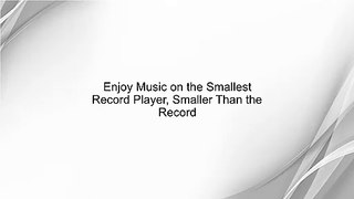 Enjoy Music on the Smallest Record Player, Smaller Than the Record