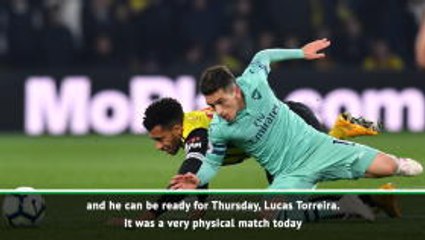 Torreira will be fit for the Napoli game - Emery
