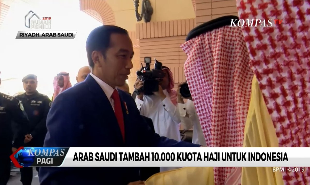 Kepada Raja Salman, Jokowi Ungkap Apresiasinya Atas Penambahan 10 Ribu Kuota Haji