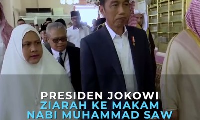 Presiden Jokowi Ziarah ke Makam Nabi Muhammad SAW
