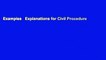 Examples   Explanations for Civil Procedure