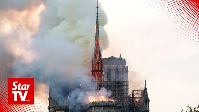 Fire guts Notre-Dame Cathedral but main structure 'saved'