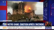 Les images de Notre-Dame de Paris en feu ont très vite fait le tour du monde
