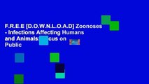 F.R.E.E [D.O.W.N.L.O.A.D] Zoonoses - Infections Affecting Humans and Animals: Focus on Public