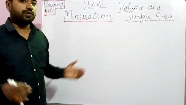 Mensuration I Volume and surface area I Conversion of units I class 8 CBSE Math I part- 9