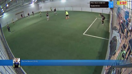 But de Benoit (10-6) - PRO TECH HABITAT Vs TEAM PATIO  - 15/04/19 20:00 - LIGUE 1