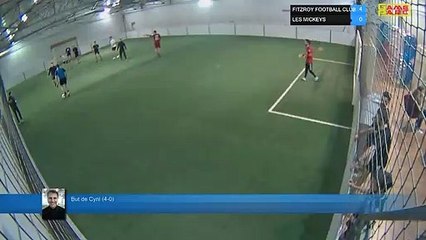 But de Cyril (4-0) - FITZROY FOOTBALL CLUB  Vs LES MICKEYS - 15/04/19 21:00 - LIGUE 4