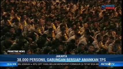 38 ribu Aparat Keamanan Jaga Keamanan <i>Coblosan</i> Pemilu 2019 di Jakarta