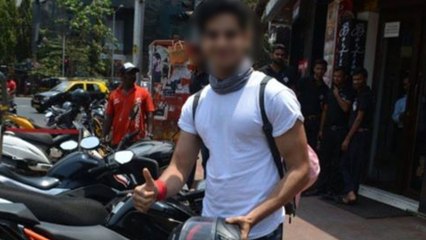 Ishaan Khatter Gets In Trouble After Parking Bike In No-Parking Zone || Filmibeat Telugu