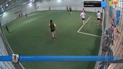 But de Hugo (6-0) - FITZROY FOOTBALL CLUB  Vs LES MICKEYS - 15/04/19 21:00 - LIGUE 4
