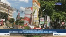 Alat Peraga Kampanye Masih Bertebaran di Tangerang Selatan