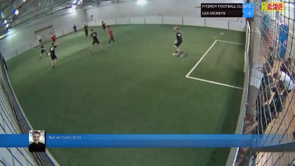 But de Cyril (12-2) - FITZROY FOOTBALL CLUB  Vs LES MICKEYS - 15/04/19 21:00 - LIGUE 4