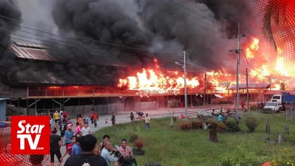 Uma Bawang fire leaves over 400 people homeless
