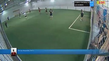 But de Alexandre (16-7) - FITZROY FOOTBALL CLUB  Vs LES MICKEYS - 15/04/19 21:00 - LIGUE 4