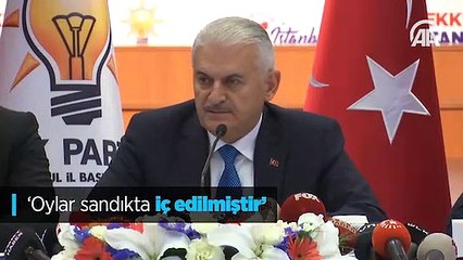 'Oylar sandıkta iç edilmiştir'