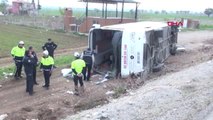 Denizli'de Öğrencileri Taşıyan Tur Otobüsü Devrildi 34 Yaralı-Aktuel