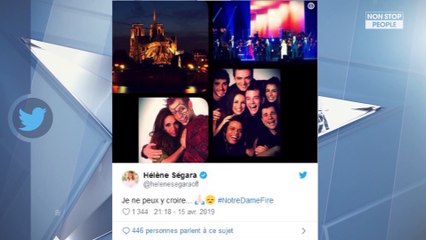 Incendie de Notre-Dame : Omar Sy, Sylvie Vartan, Stéphane Bern… les stars réagissent