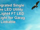 T5 Integrated Single Fixture  LED Utility Shop Light4 FT LED Shop Light for Garage