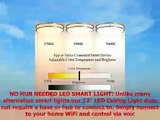 Alexa Ceiling Light Modern Round Alexa Certified Smart LED Fixture Dimmable Color Tunable