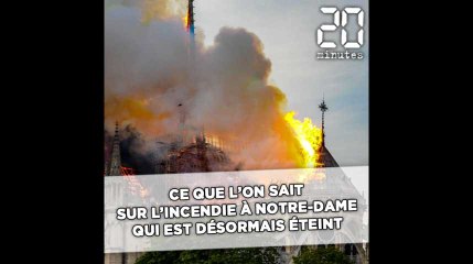 Incendie à Notre-Dame de Paris: Ce que l'on sait sur le sinistre, qui est désormais éteint