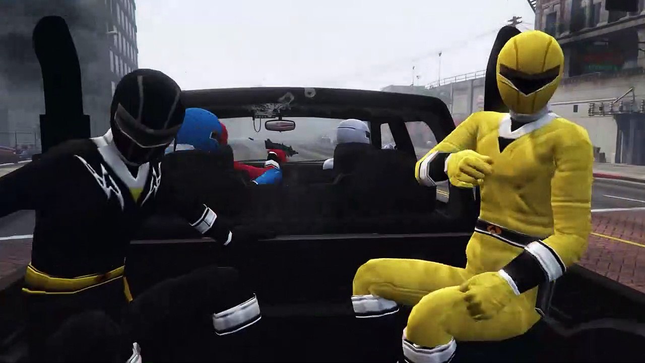 Power Rangers vs RoboCop army - Epic Battle