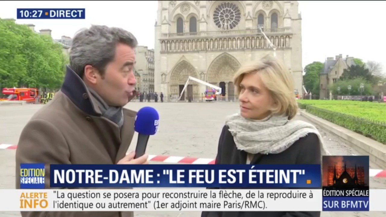 Valérie Pécresse: "Si Paris se réveille avec Notre-Dame toujours debout, c'est aux pompiers de Paris que nous le devons"