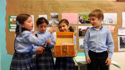 Colegio Reial Monestir de Santa Isabel, Barcelona: The 7 seven wonders of the world' project in 1st grade