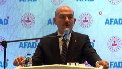 Bakan Soylu, 'Vali Yardımcıları AFAD Koordinasyon Toplantısı Eğitim Programı'nda konuştu