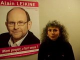 Sylvie DENIS soutient Alain Leikine