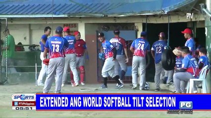 Extended ang World Softball tilt selection