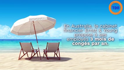 Cette entreprise va accorder 3 mois de congés par an à ses salariés !