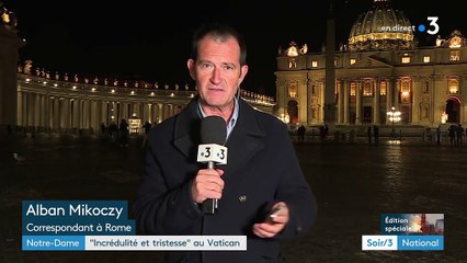 Incendie de Notre-Dame de Paris : "tristesse et consternation" du Vatican