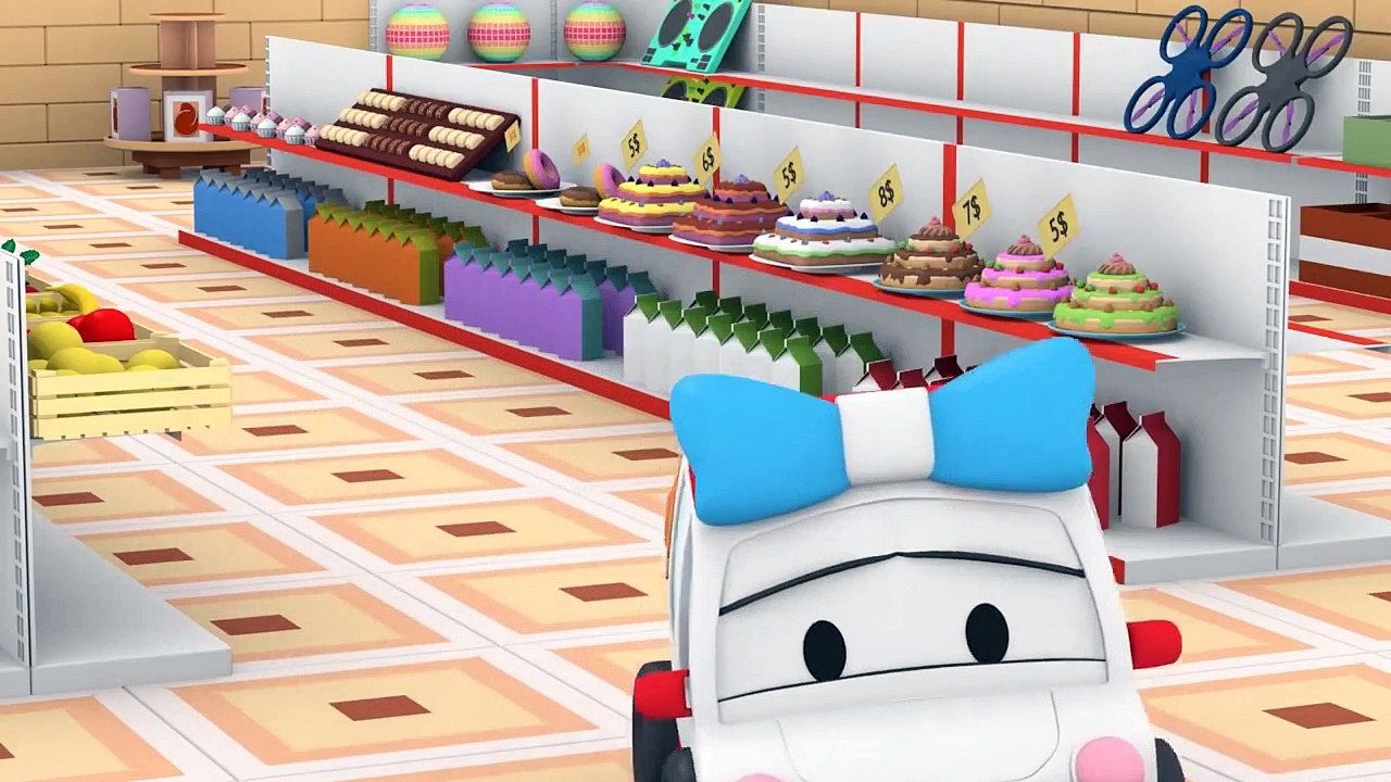 Tiny Town -  - Construction Cartoons for kids ! Bulldozer Excavator & Crane