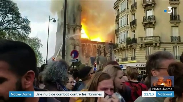 Notre-Dame de Paris : une nuit de combat contre les flammes