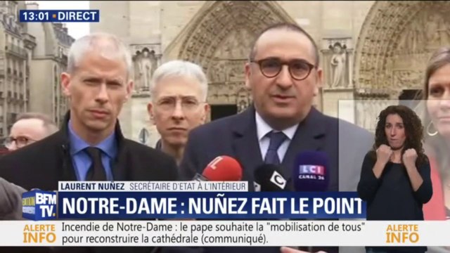 Le sauvetage de Notre-Dame s'est joué à un quart d'heure, une demi-heure près selon Laurent Nunez