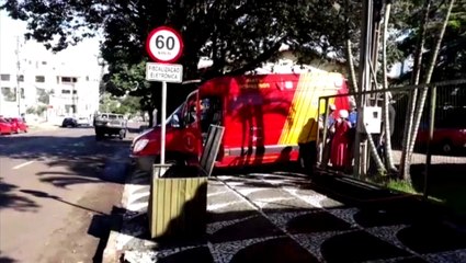 Haitiana sofre queda e é atendida pelo Siate