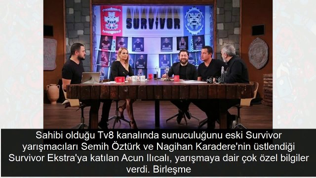 Acun Ilıcalı'dan Survivor hakkında bomba itiraf! İki ünlü isim Dominik'te
