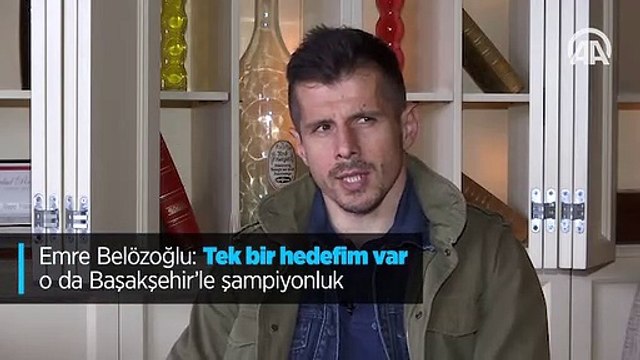 Emre Belözoğlu: Tek bir hedefim var o da Başakşehir'le şampiyonluk