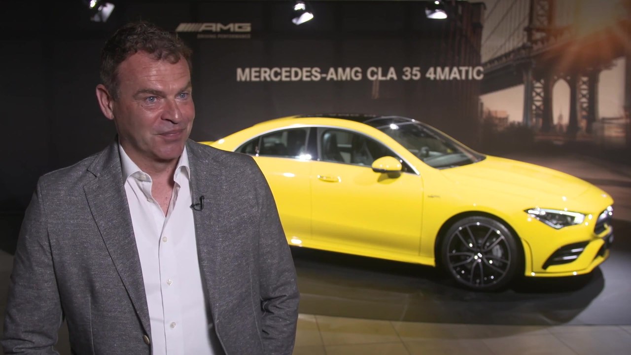 Tobias Moers auf der New York International Auto Show 2019