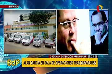 Alan García: expresidente se disparó en el cuello para evitar ser detenido