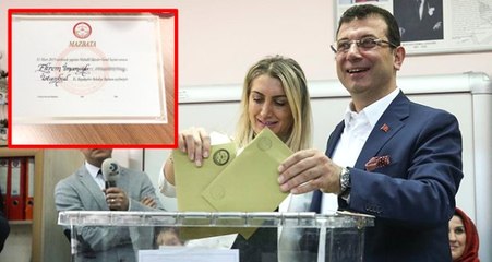 Son Dakika! Ekrem İmamoğlu'nun Mazbatası Hazırlandı! İşte Görüntüsü