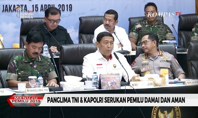 Panglima TNI & Kapolri Serukan Pemilu Damai dan Aman