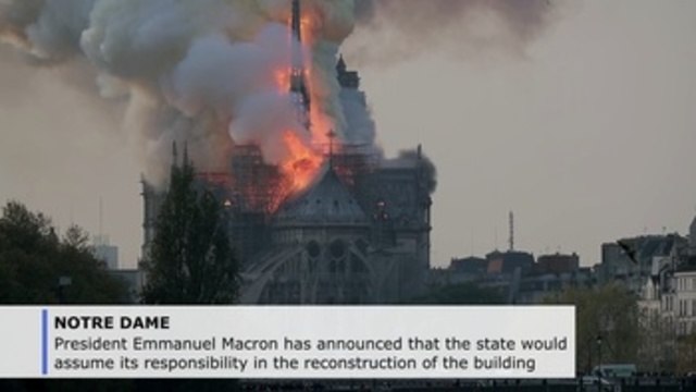 Firefighters: Notre Dame fire out, French president pledges reconstruction