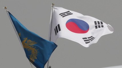 대통령 전용기에 거꾸로 걸린 태극기...靑 "이물질 묻어 교체 과정에 착오" / YTN