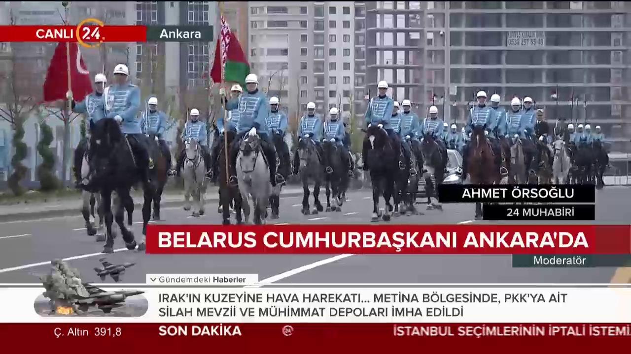 Belarus Cumhurbaşkanı Külliye'de