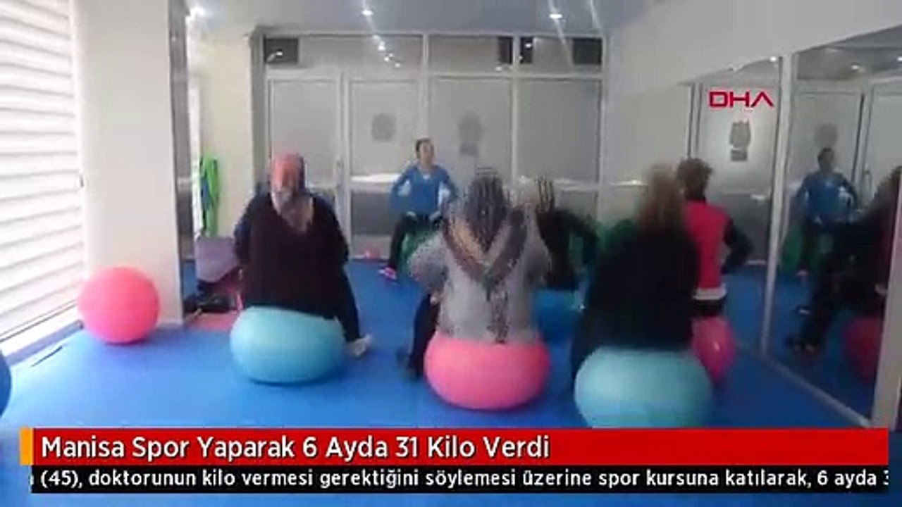 Manisa Spor Yaparak 6 Ayda 31 Kilo Verdi