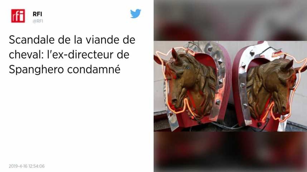 Scandale de la viande de cheval : six mois ferme pour l’ex-directeur de Spanghero.