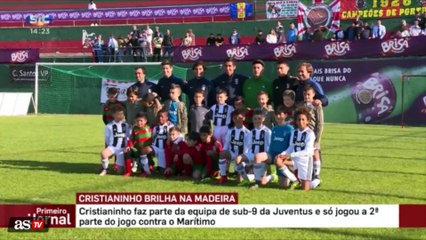 Cristiano Ronaldo'nun oğlundan bir devrede 7 gol!