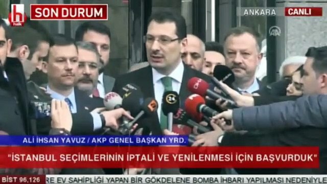 AKP’li Ali İhsan Yavuz: Oyların tamamı yeniden sayılsaydı lehimize sonuçlanırdı